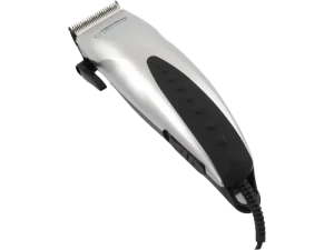 Hair clipper esperanza stylist ebc003 silver-black, powerfull, outstanding performance , high stability , safe and reliable, 4 extra attachment combs, Thumbnail 2