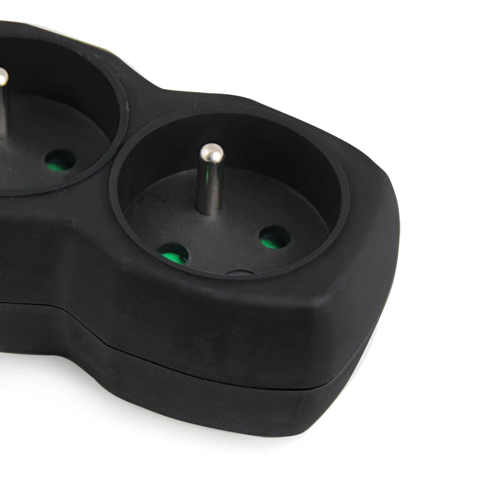Prelungitor сг protectie esperanza elk219k, 5.0m, 6 sockets, switch on/off, 16a, black 2