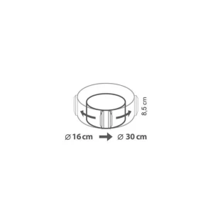 623380 forma rotunda pentru copt delicia, ajustabila Thumbnail 3