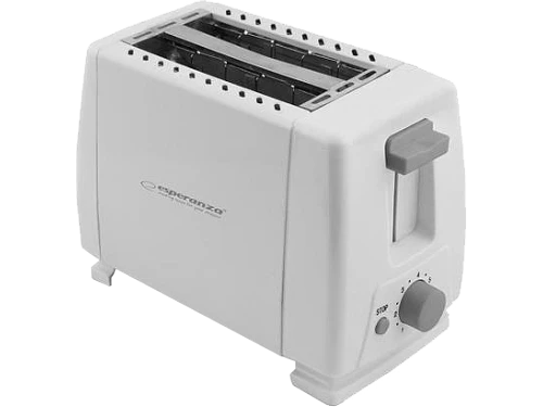 Toster esperanza caprese ekt001, 600w, 7 degrees of toasting intensity, automatic pop up function, auto-centering setting, easy to clean, the outer ca 2