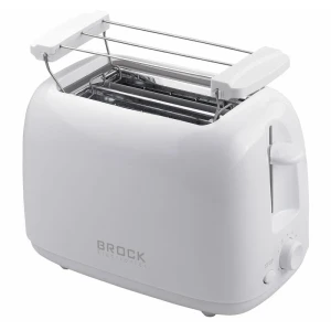 Toaster brock bt 1008 wh, 750w,  2 slices, pop-up. variable electronic time control. jam protection. automatic shutdown. cancel function in the middle Thumbnail 2