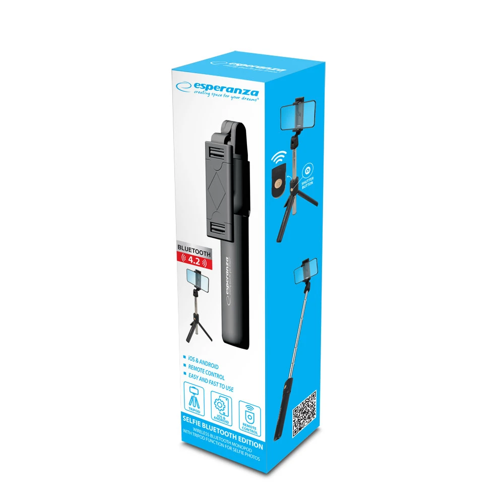 Tripod esperanza emm123 with selfie, bluetooth 7