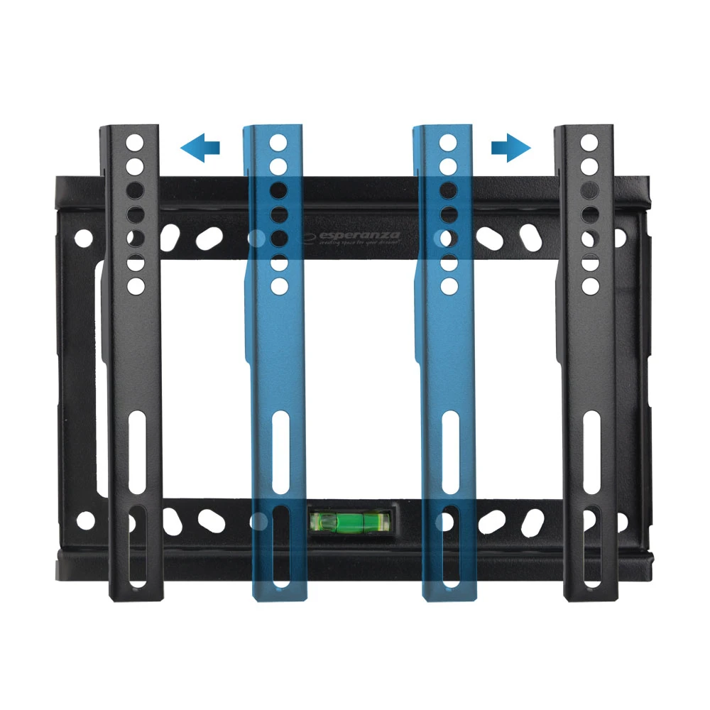 Esperanza tv-wall mount perses erw013 for 14-50", max load 25kg, vesa 75x75-200x200mm, distance of tv from wall: 24mm, level included, weight: 380g 3