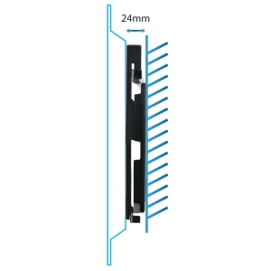 Esperanza tv-wall mount perses erw013 for 14-50", max load 25kg, vesa 75x75-200x200mm, distance of tv from wall: 24mm, level included, weight: 380g Thumbnail 5