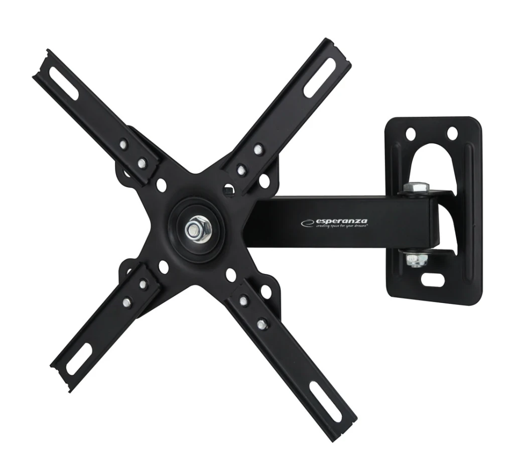 Esperanza tv-wall mount horus erw011 for 12-50", max load 20kg, vesa 75x75-200x200mm, distance of tv from wall: 55-220mm, tilt adjustment up to 25°, h 9