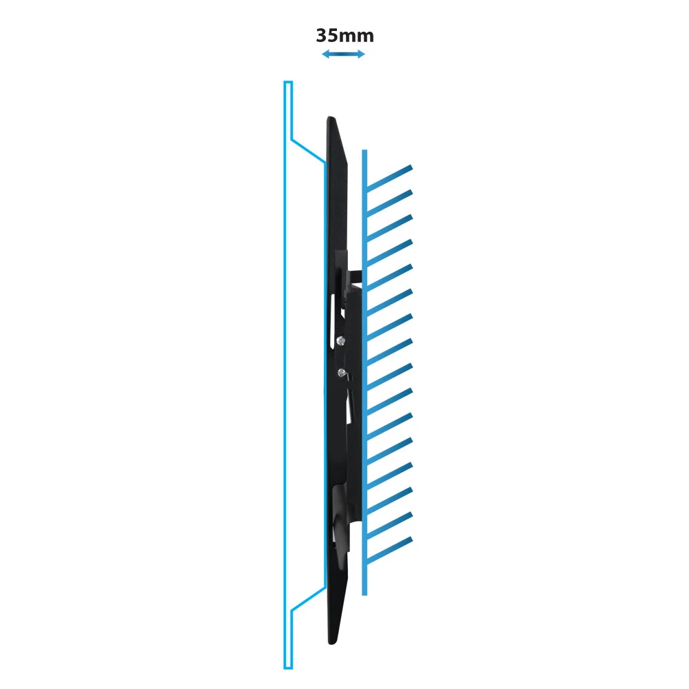 Esperanza tv-wall mount hypnos erw014 for 26-70", max load 30kg, vesa 75x75-400x400mm, distance of tv from wall: 35mm, tilt adjustment up to 15°, leve 8
