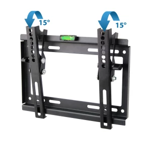 Esperanza tv-wall mount 001 erw001 for 14-50", max load 25kg, vesa 75x75-200x200mm, distance of tv from wall: 24mm, tilt adjustment up to 15°, level i Thumbnail 6