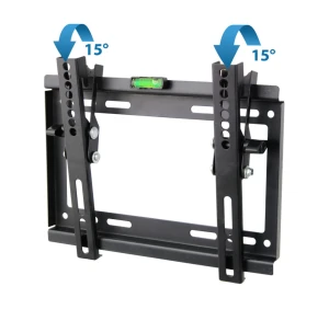 Esperanza tv-wall mount 001 erw001 for 14-50", max load 25kg, vesa 75x75-200x200mm, distance of tv from wall: 24mm, tilt adjustment up to 15°, level i Thumbnail 5