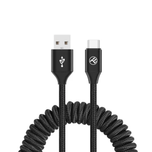 Cable usb - type-c, 3a, 1.8m extendable, tellur black  tll155395 Thumbnail 2