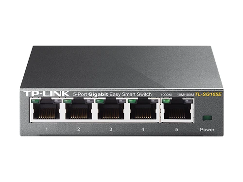 Tp-link tl-sf1005d 5-port 10/100m mini desktop switch, 5 10/100m rj45 ports, plastic case 24