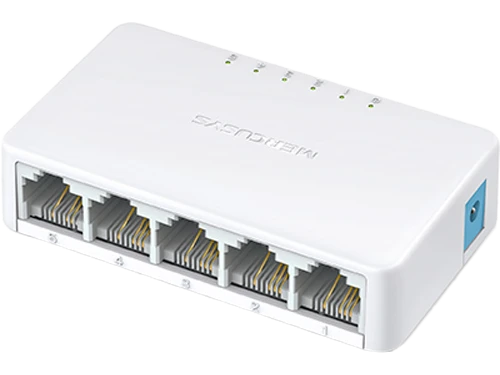 Tp-link tl-sf1005d 5-port 10/100m mini desktop switch, 5 10/100m rj45 ports, plastic case 48