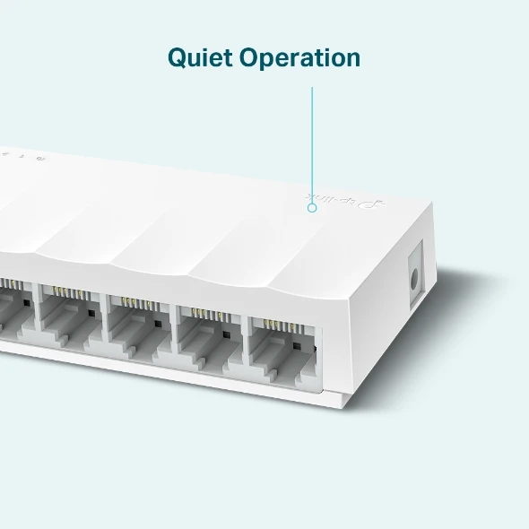 Tp-link ls1008 8-port desktop switch, 8 10/100m rj45 ports, plastic case 2