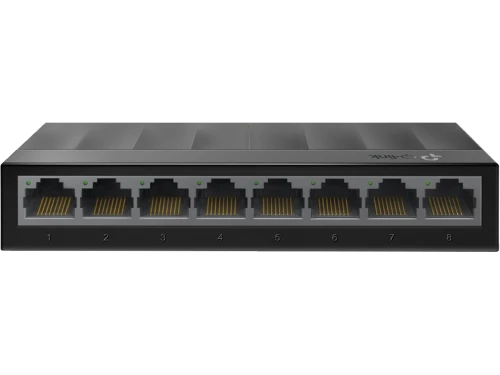 Tp-link ls1008g  8-port gigabit desktop switch, 5 10/100/1000mbps rj45 ports, plastic case, green technology 3