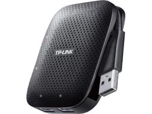 TP-Link UH400, USB 3.0 Hub, 4 ports, mini-size, built-in USB connector cable
