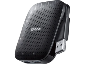 Tp-link uh400, usb 3.0 hub, 4 ports, mini-size, built-in usb connector cable Thumbnail 2