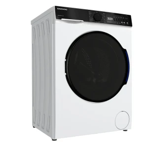 Masina de spalat rufe daewoo dwd-cv7021,  7 kg / 1400rpm, 53cm, clasa a, motor inverter, display, panou negru + usa dubla neagra, 15 program, alb Thumbnail 3