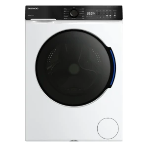 Masina de spalat rufe daewoo dwd-cv7021,  7 kg / 1400rpm, 53cm, clasa a, motor inverter, display, panou negru + usa dubla neagra, 15 program, alb Thumbnail 5