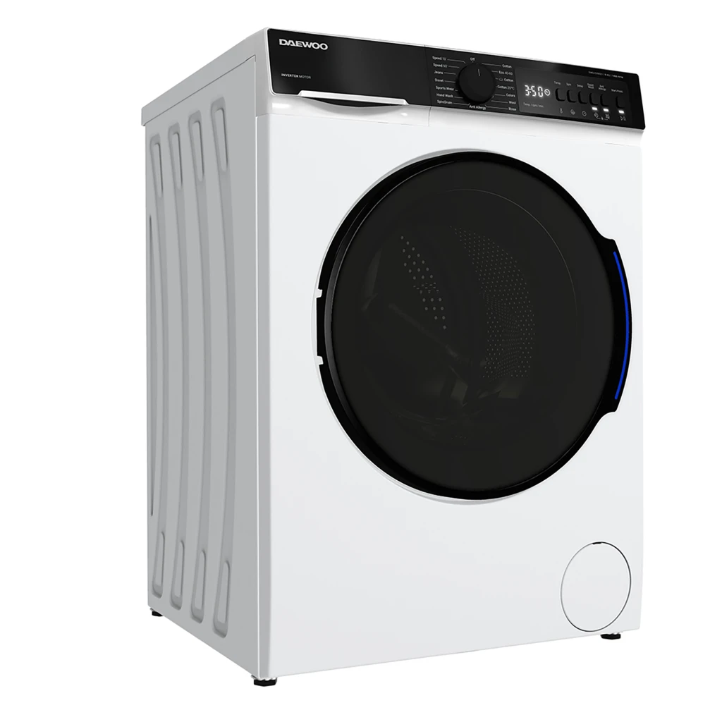 Masina de spalat rufe daewoo dwd-cv9021,  9 kg / 1400rpm, 58cm, clasa a, motor inverter, display 3