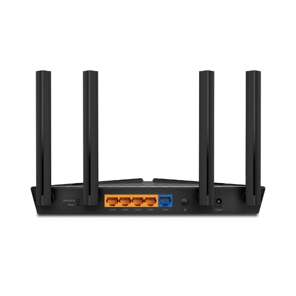 Tp-link archer ax23, ax1800 dual-band wi-fi 6 router, speed: 574 mbps at 2.4 ghz + 1201 mbps at 5 ghz, spec: 4× antennas, dual-core cpu, 1× gigabit wa 3