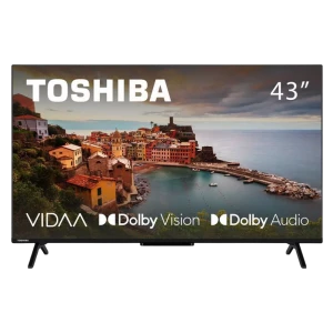 43" LED SMART TV TOSHIBA 43UV1563DG, 4K UHD, VIDAA OS, Black