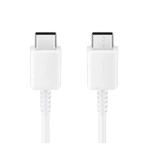 Cablu de încărcare Samsung EP-DA705BWRGRU, USB Type-C/USB Type-C, 1m, Alb
