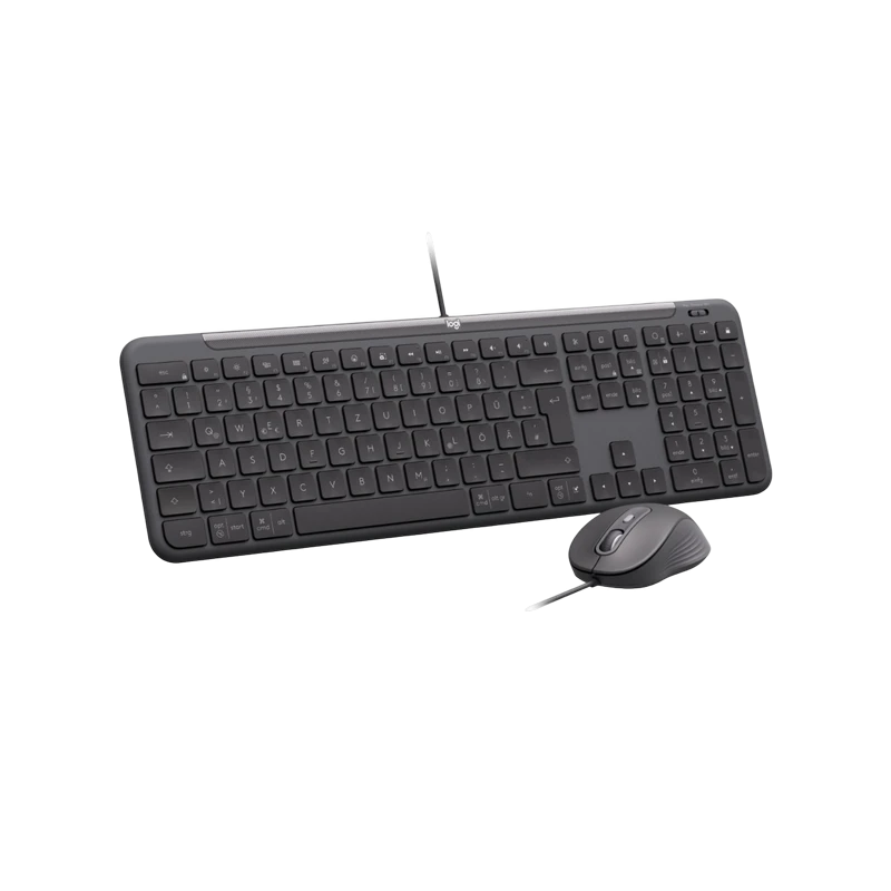Set tastatură + mouse logitech signature slim mk620, cu fir, negru 4