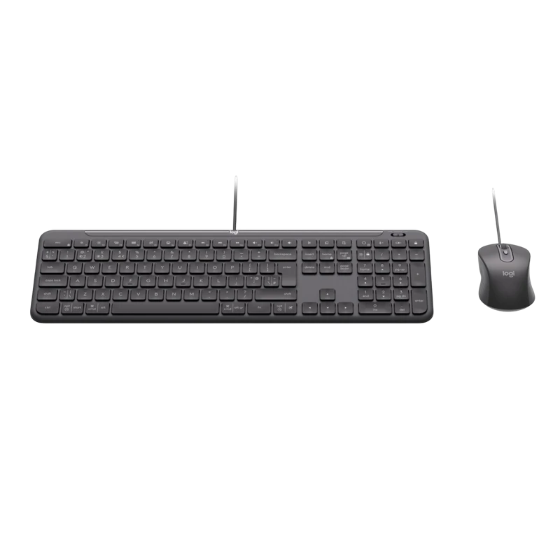 Set tastatură + mouse logitech signature slim mk620, cu fir, negru 9