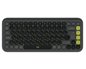 Tastatură Logitech POP ICON, Fără fir, Grafit | Verde