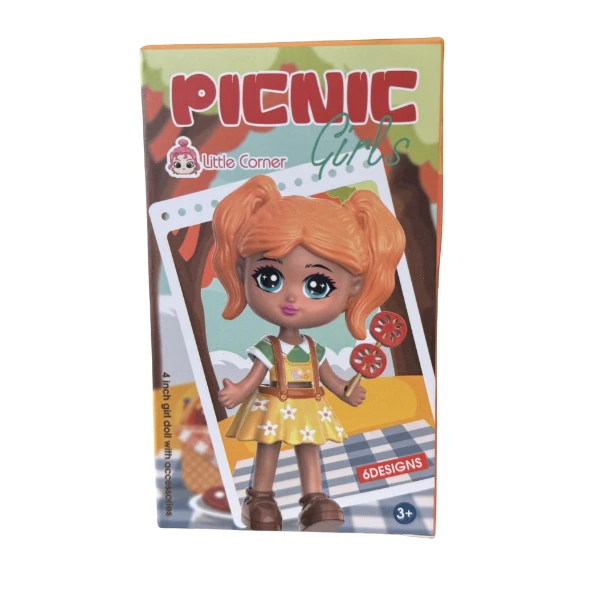Figurină little corner, seria "picnic fetițelor", în as. 3