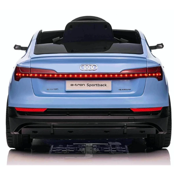 Masinuta electrica audi e-tron sportback, 12v7ah, motor 390 x 4, roti eva, scaun din piele. 4