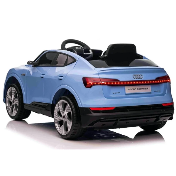 Masinuta electrica audi e-tron sportback, 12v7ah, motor 390 x 4, roti eva, scaun din piele. 6