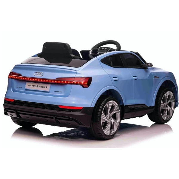 Masinuta electrica audi e-tron sportback, 12v7ah, motor 390 x 4, roti eva, scaun din piele. 3