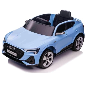 Masinuta electrica AUDI E-TRON SPORTBACK, 12V7Ah, motor 390 x 4, roti EVA, scaun din piele.