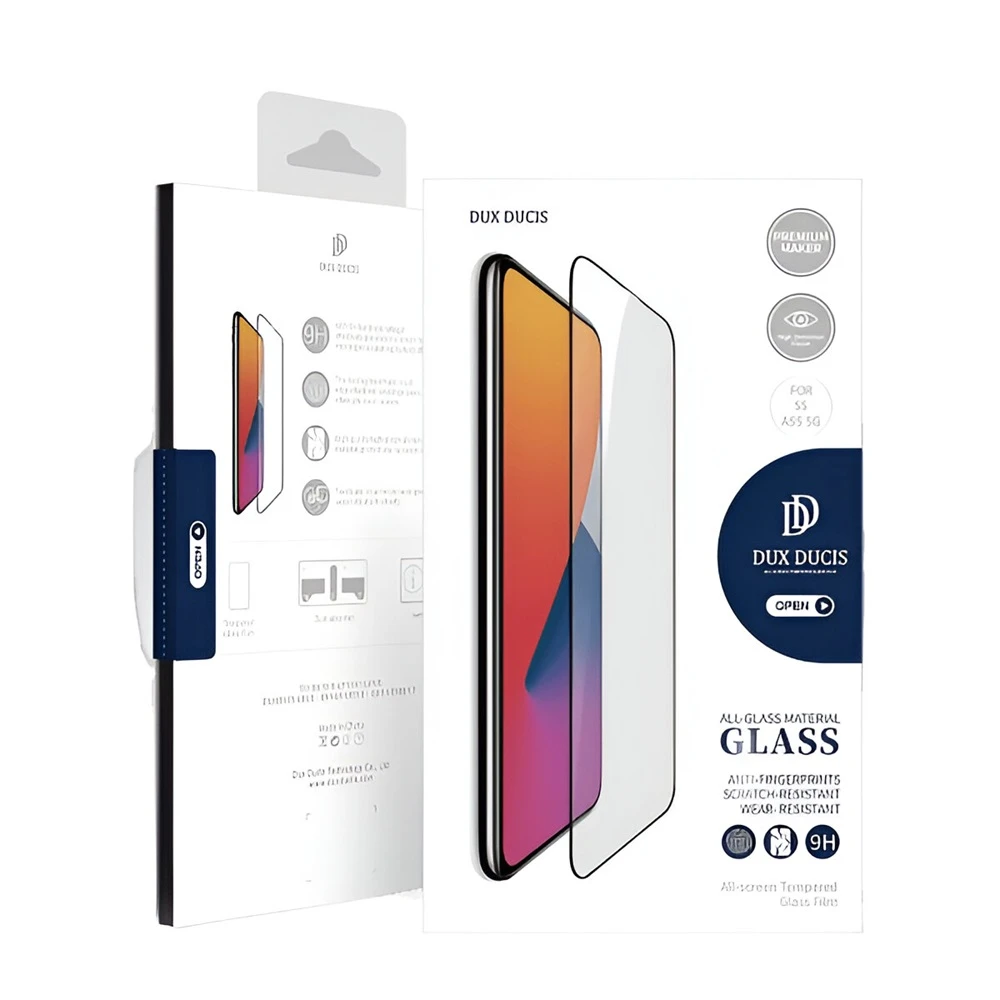 Dux ducis tempered glass 9d samsung a55, black 2