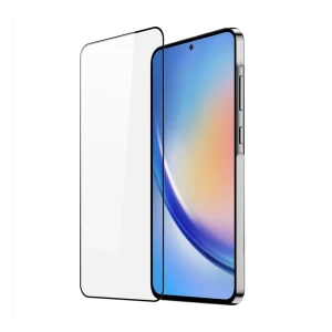 Dux ducis закаленное стекло 9d для samsung a35, черное