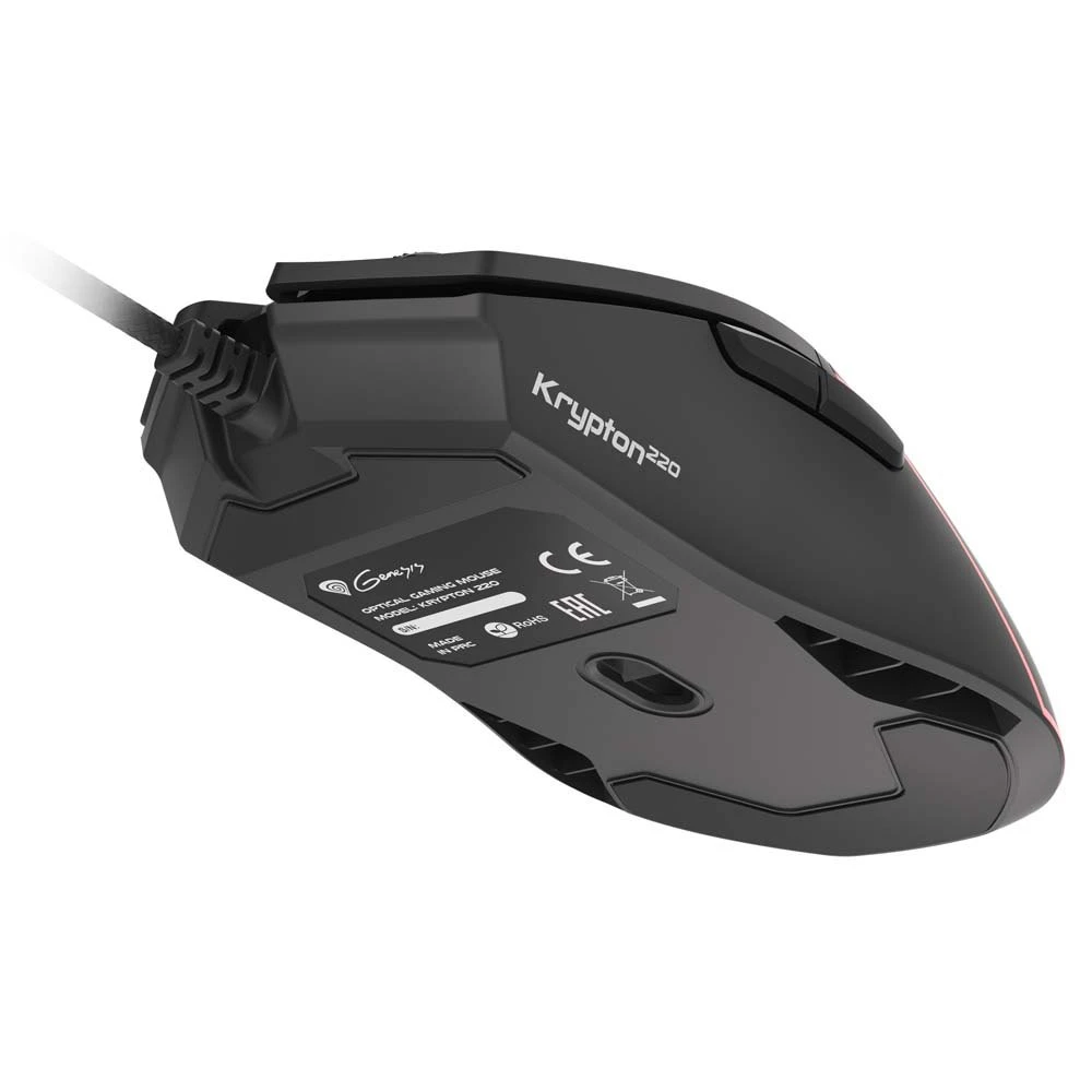 Genesis mouse krypton 220, 6400 dpi, rgb illuminated, with software, black 2