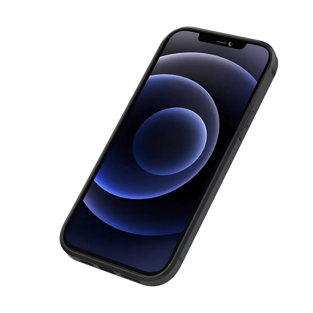 Nillkin case leather aoge iphone 12 pro, black 3