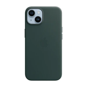 Case original leather with magsafe for iphone 14, forest green