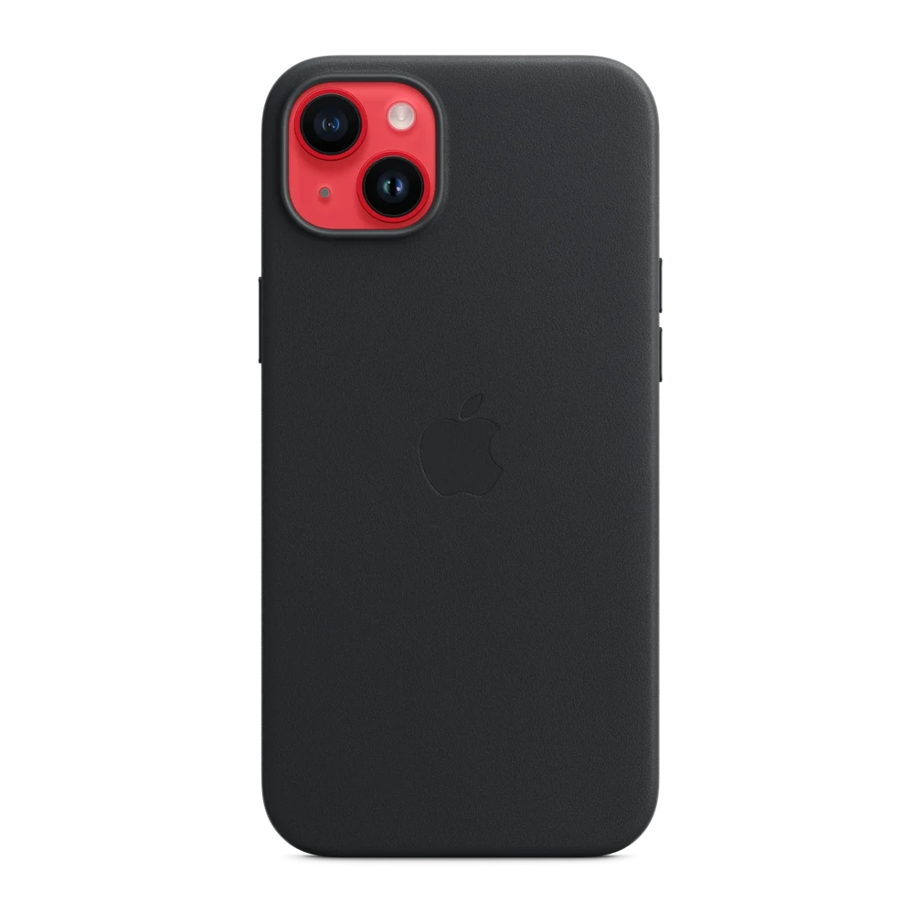 Case original leather with magsafe for iphone 15 plus/14 plus, midnight 3