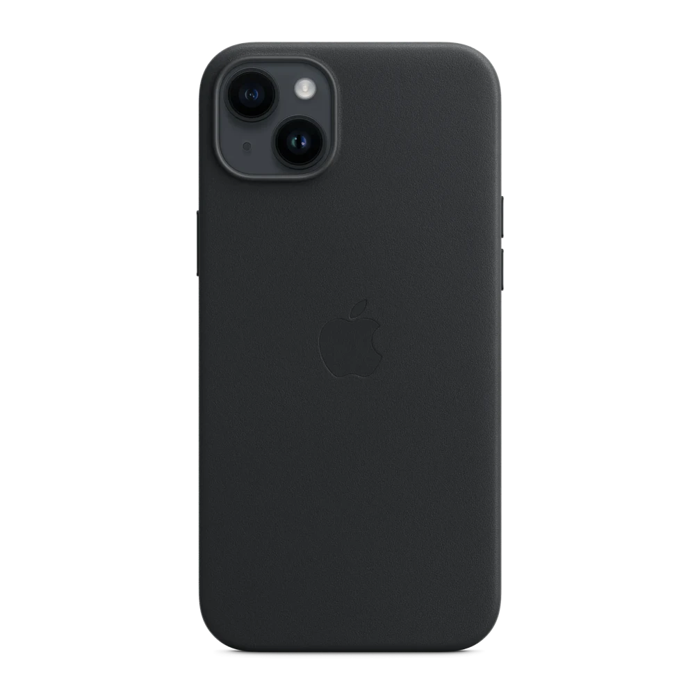 Case original leather with magsafe for iphone 15 plus/14 plus, midnight 2