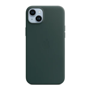 Case original leather with magsafe for iphone 15 plus/14 plus, forest green
