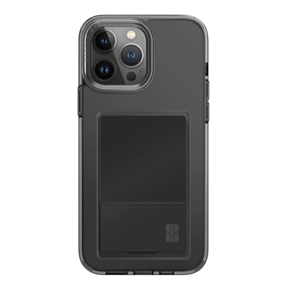 Uniq case hybrid air fender id for iphone 15 pro max, grey 2