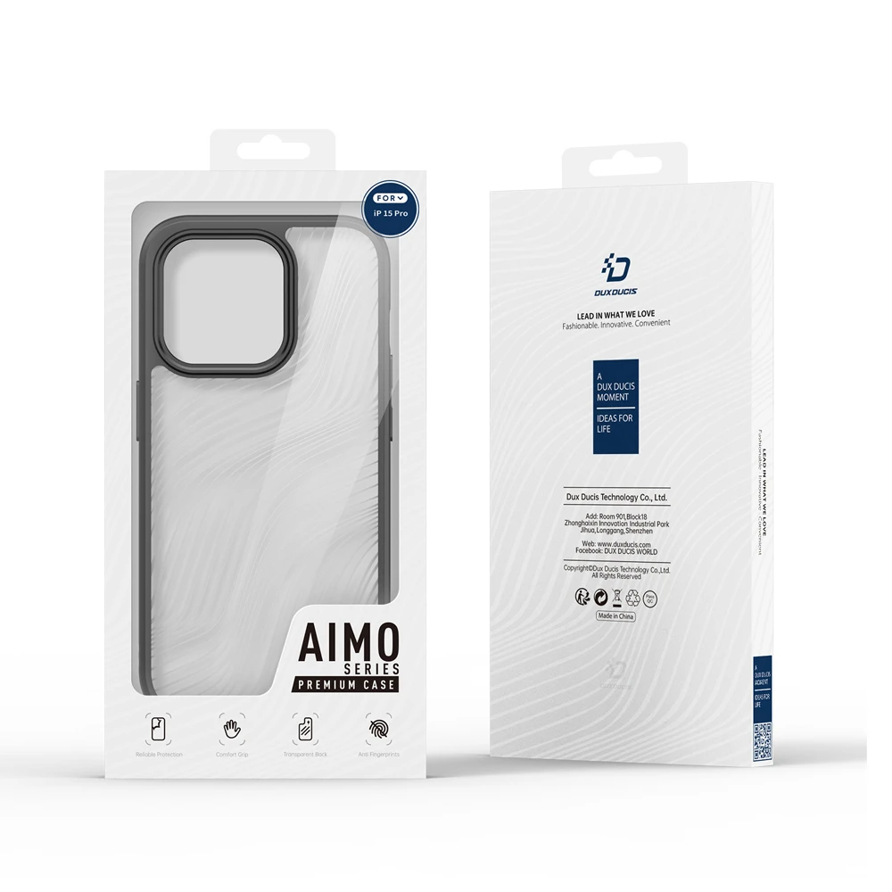 Dux ducis case iphone 15 pro max aimo, black 3