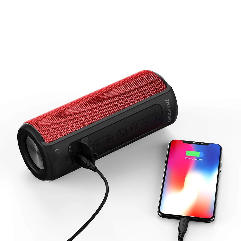 Tronsmart wireless speaker t6 plus, red 3