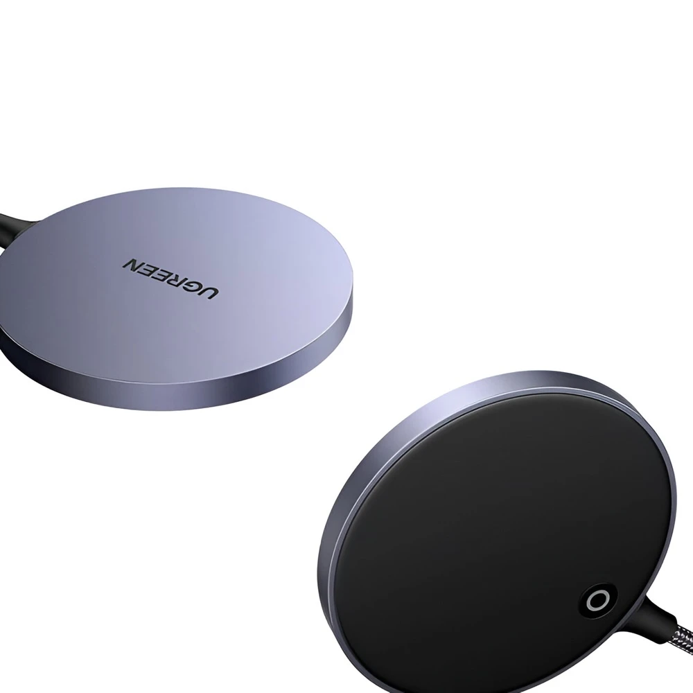 Ugreen wireless magnetic charger for iphone 15w cd245, grey 3