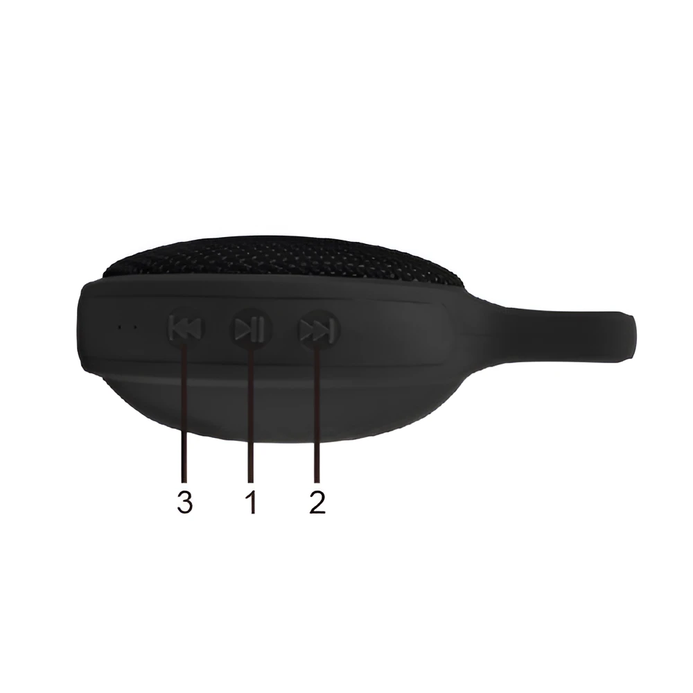Helmet bluetooth speaker (5w) w8025, black 2