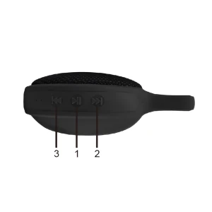 Helmet bluetooth speaker (5w) w8025, black Thumbnail 2