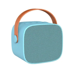 Ktv portable karaoke set microphone and speaker p2, 6w, blue Thumbnail 2