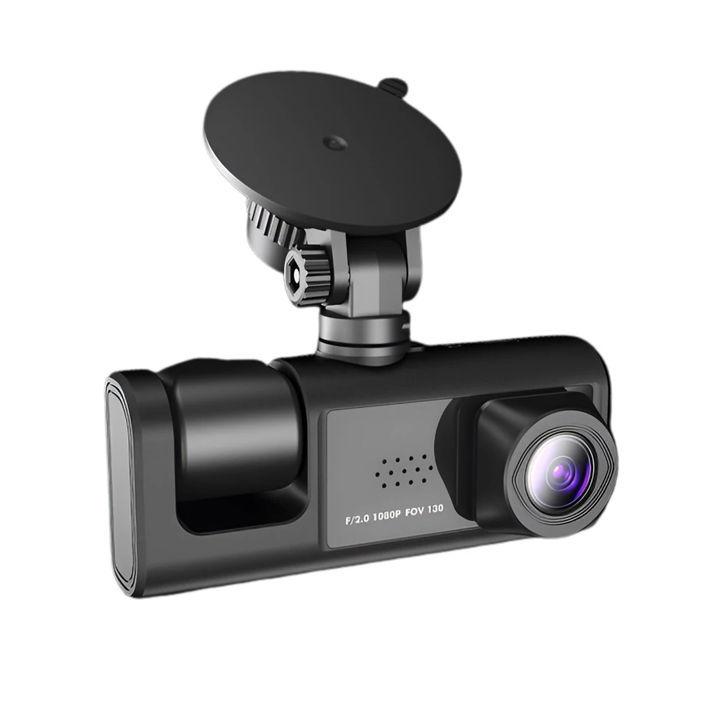 Woo car dash cam+rear camera 1080p dvr-f80, black 3