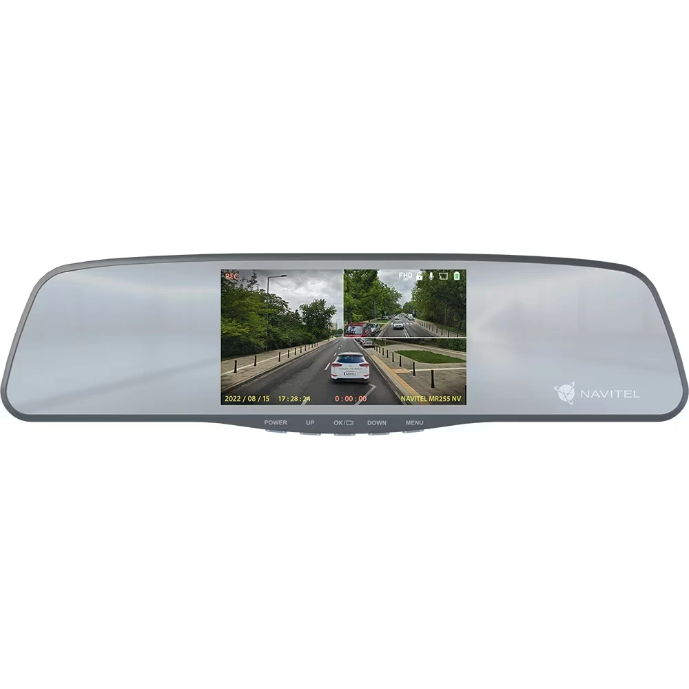 Navitel mr255nv mirror car video recorder + rear camera 2